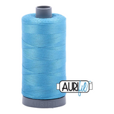 Aurifil Mako 28wt Cotton 750 m 820 yd. spool - 1320 Bright Teal